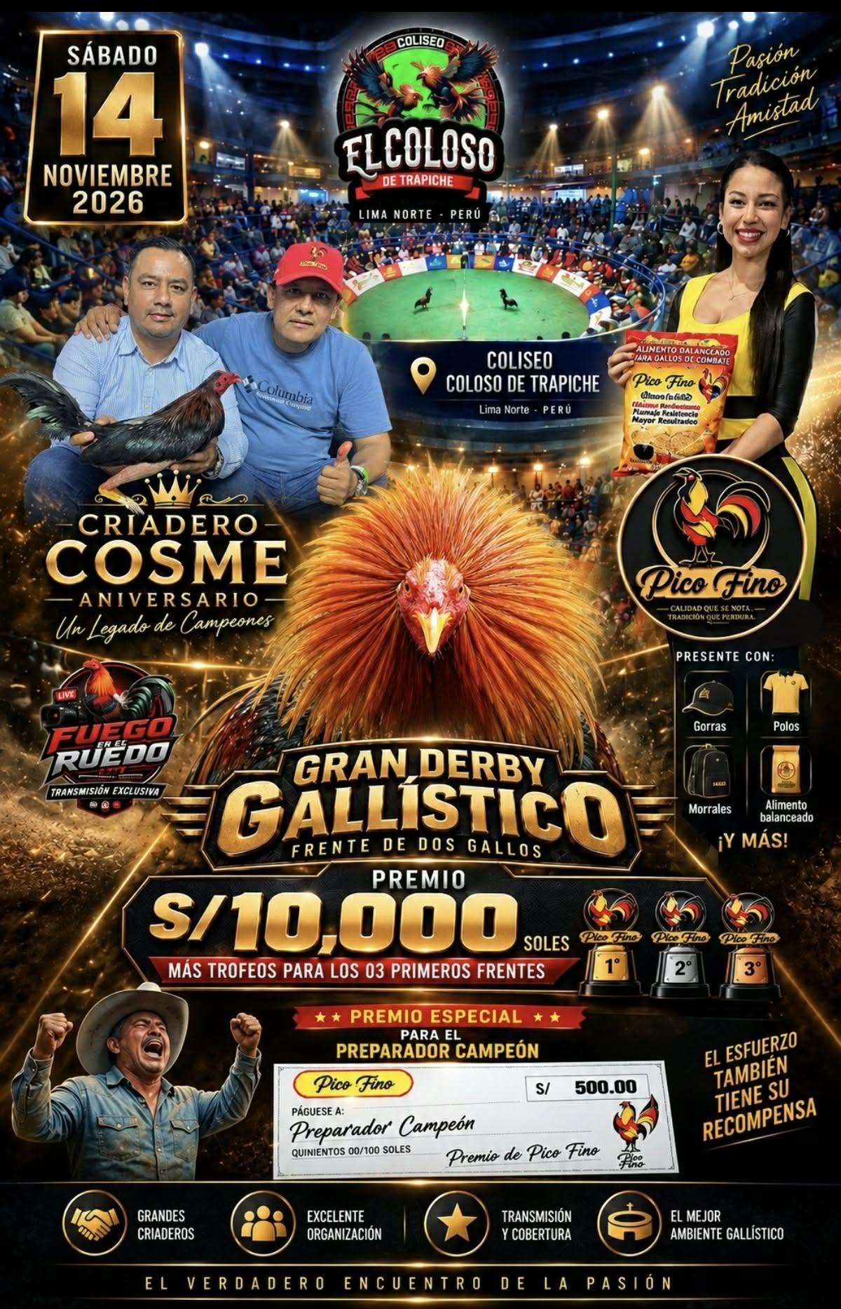 GRAN DERBY CRIADERO COSME